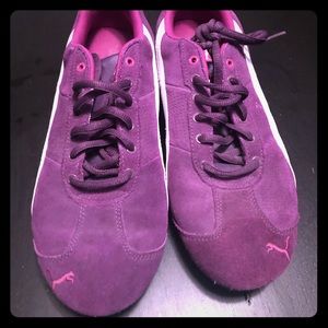 Purple Puma Sneakers